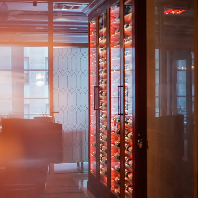 The wine cellar